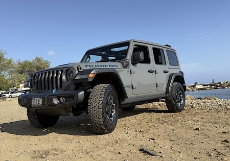 JEEP WRANGLER Hybride benzine Cabrio met elektrisch Sunroof Unlimited 4xe 380 Rubicon 