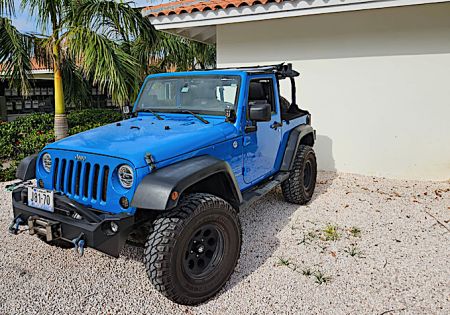 Jeep Wrangler Cabrio Blue 3 deurs